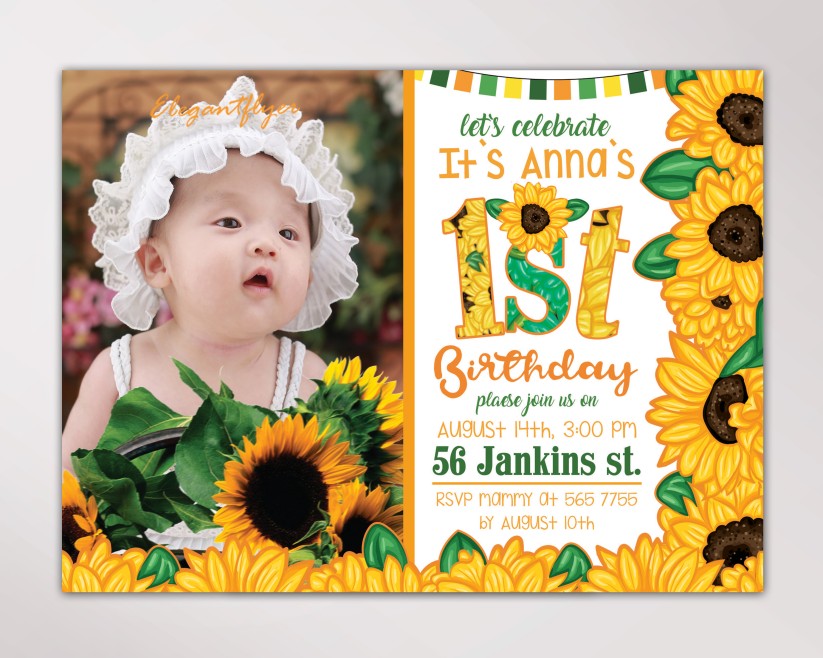FREE INVITATION FOR BIRTHDAY PARTY SUNFLOWER FREE INVITATION FOR BIRTHDAY PARTY SUNFLOWER