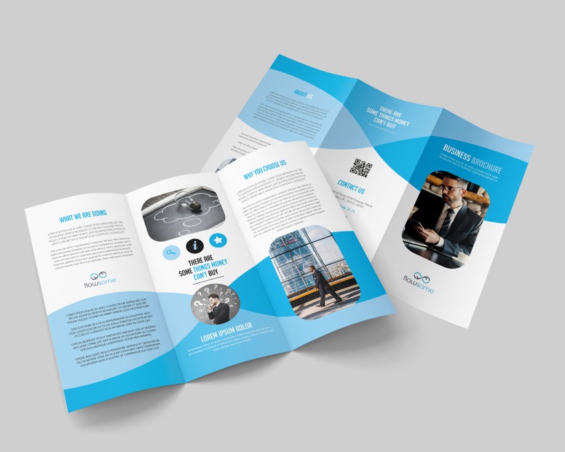 Free – Business Tri-Fold PSD Brochure Template Free – Business Tri-Fold PSD Brochure Template
