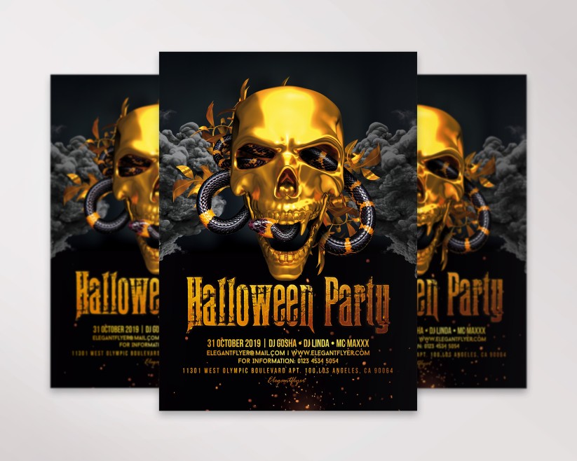 Halloween Party – PSD Flyer Template 031 Halloween Party – PSD Flyer Template 031