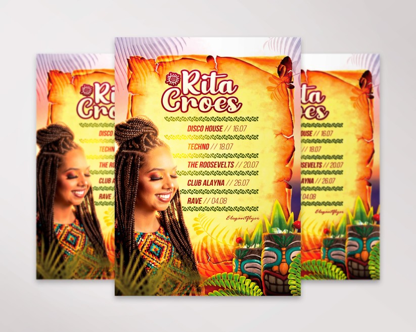 BEACH DJ - PREMIUM PSD POSTER TEMPLATE BEACH DJ - PREMIUM PSD POSTER TEMPLATE