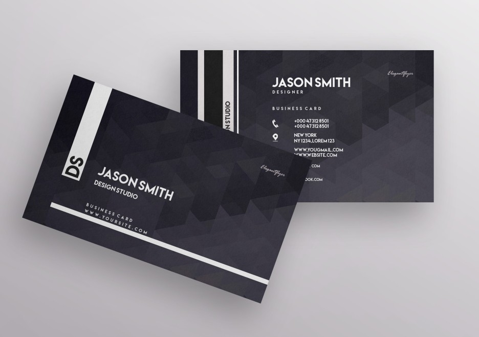 Black Design Studio Business Card Black Design Studio Business Card