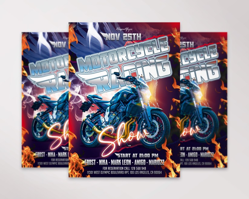 26 Moto Show – Premium PSD Flyer Template 26 Moto Show – Premium PSD Flyer Template