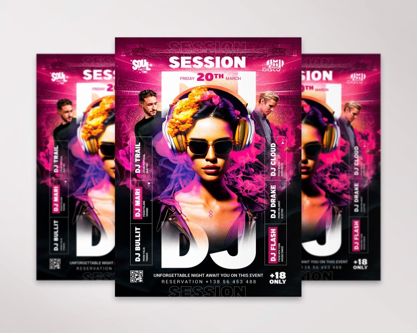 30+ Free Useful Psd Templates For Djs And Party Promoters & Premium 