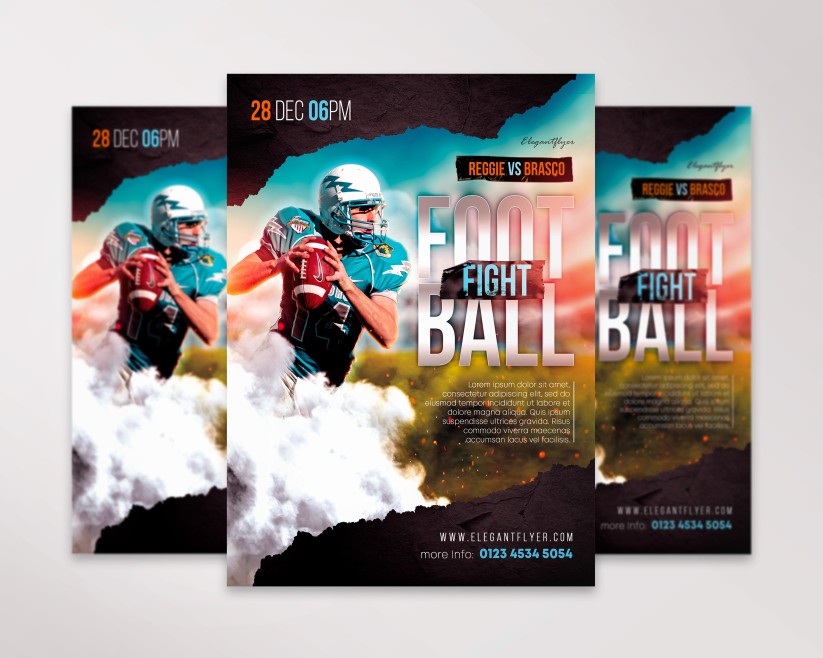 22 Football – Premium PSD Flyer Template 22 Football – Premium PSD Flyer Template