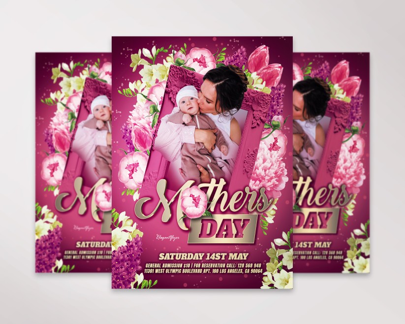 9 Mother’s Day – Premium PSD Flyer Template 9 Mother’s Day – Premium PSD Flyer Template