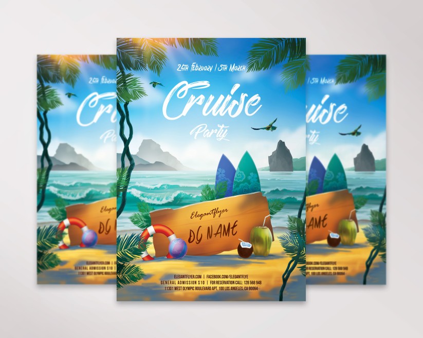 Cruise – Flyer PSD Template Cruise – Flyer PSD Template