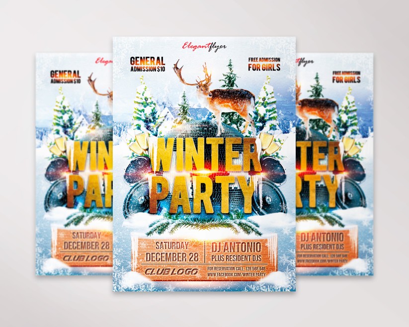 24 Winter Club Music Flyer 24 Winter Club Music Flyer