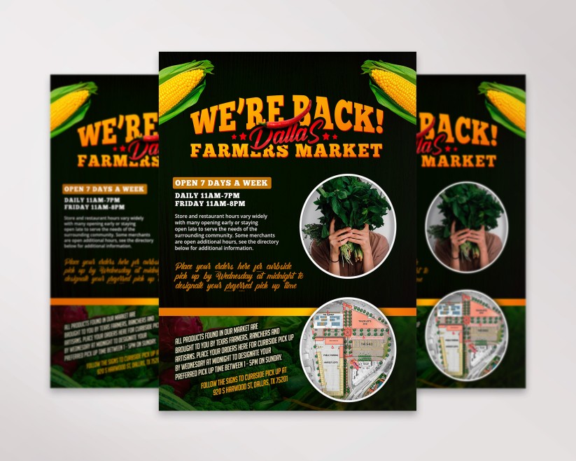 Farmers Market – Free PSD Flyer Template 019 Farmers Market – Free PSD Flyer Template 019