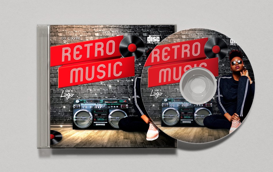 Retro Music Cd Cover Retro Music Cd Cover