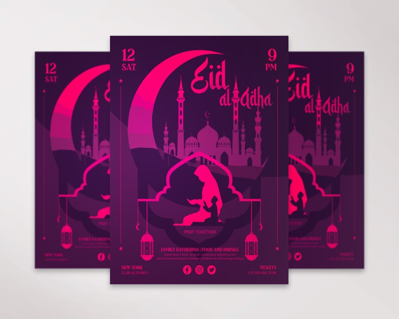 purple Eid Al-Adha purple Eid Al-Adha