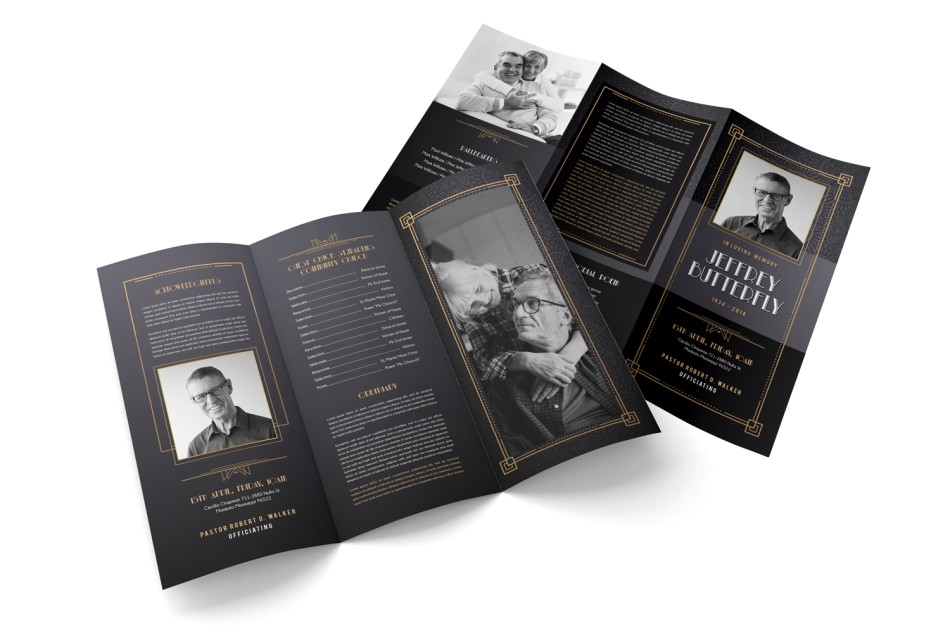 CELEBRATION OF LIFE – PSD FREE TRI-FOLD BROCHURE 012 CELEBRATION OF LIFE – PSD FREE TRI-FOLD BROCHURE 012