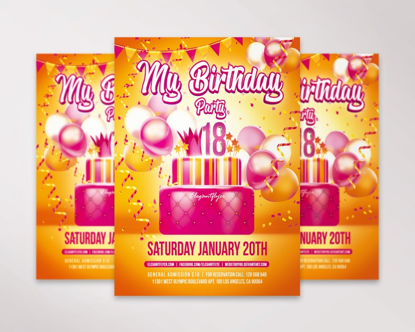 PARTY FLYER FOR BIRTHDAY 32 PARTY FLYER FOR BIRTHDAY 32