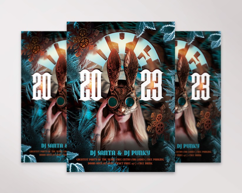 11 New Year 2023 - Premium PSD Flyer Template 11 New Year 2023 - Premium PSD Flyer Template