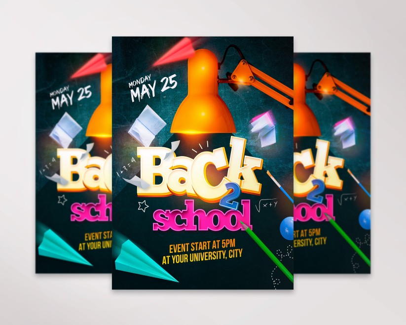 School – Flyer PSD Template 15 School – Flyer PSD Template 15