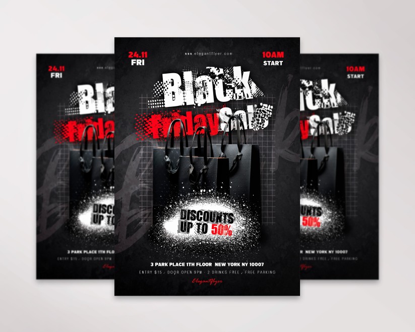 22 Black Friday Sale – Free PSD Flyer Template 22 Black Friday Sale – Free PSD Flyer Template
