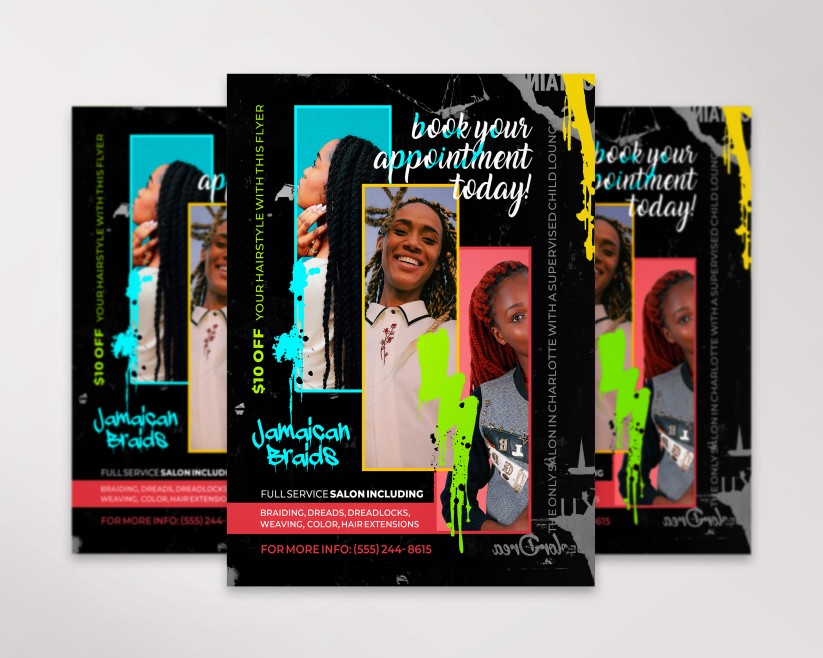 Hair Extensions – Free PSD Flyer Template 10 Hair Extensions – Free PSD Flyer Template 10