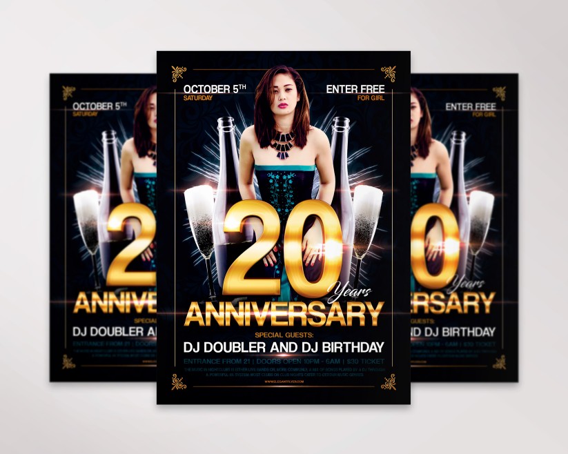 ANNIVERSARY FLYERS TEMPLATE FREE 13 ANNIVERSARY FLYERS TEMPLATE FREE 13