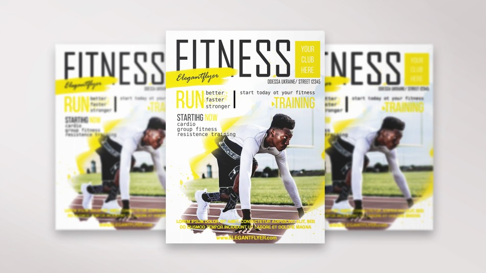 Fitness for Men Poster Fitness for Men Poster