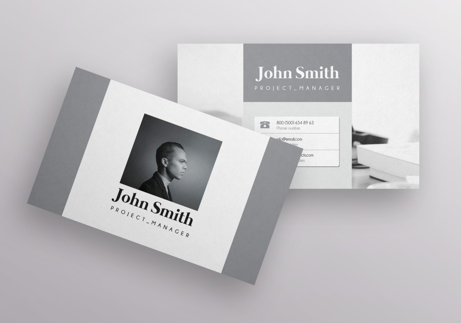 Project Manager Business Card Template Project Manager Business Card Template