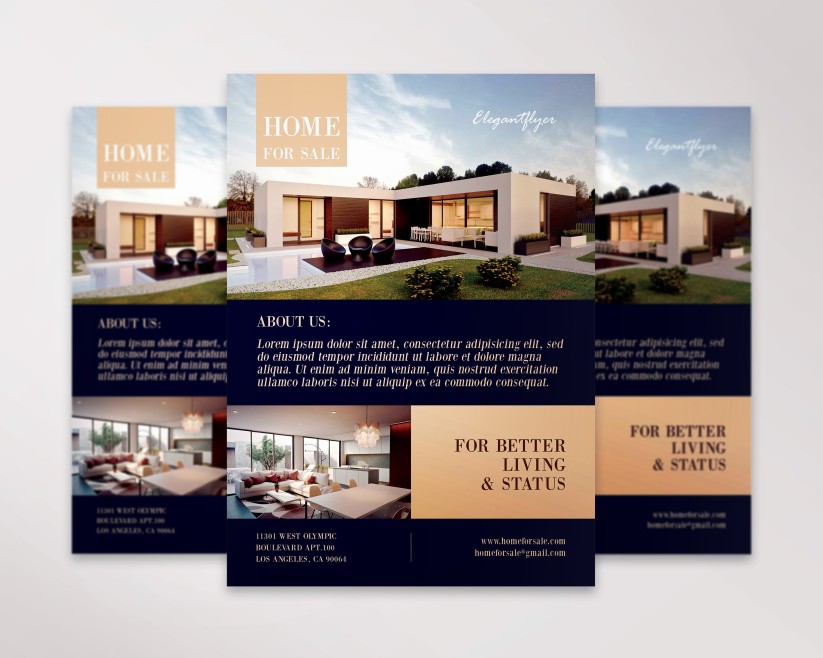 Stylish Free Real Estate Agency Flyer Stylish Free Real Estate Agency Flyer