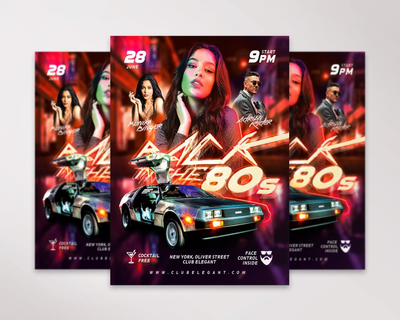 Back in The 80S Premium Flyer Back in The 80S Premium Flyer