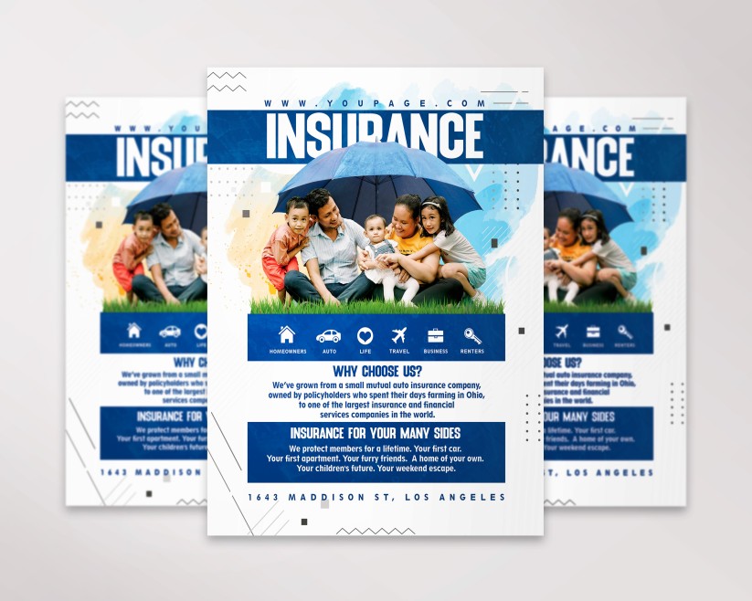 INSURANCE - PREMIUM PSD FLYER TEMPLATE 10 INSURANCE - PREMIUM PSD FLYER TEMPLATE 10