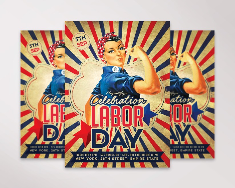 Labor Day – Flyer PSD Template Labor Day – Flyer PSD Template
