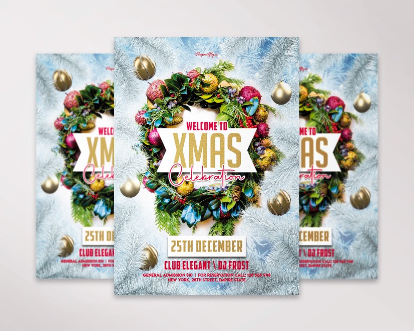 20 Christmas – Premium PSD Flyer Template 20 Christmas – Premium PSD Flyer Template