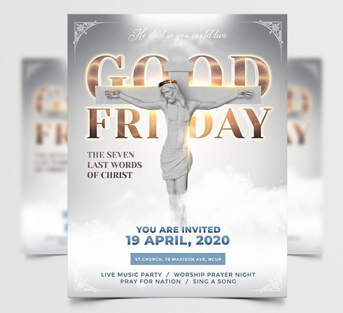 Good Friday – Free PSD Flyer Template Good Friday – Free PSD Flyer Template