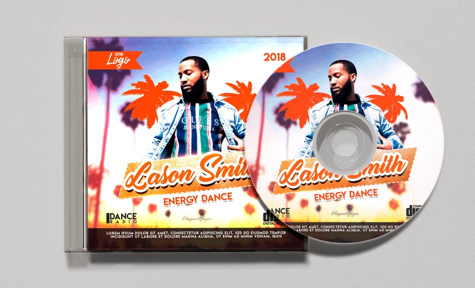 Energy Dance – Free CD Cover PSD Template Energy Dance – Free CD Cover PSD Template