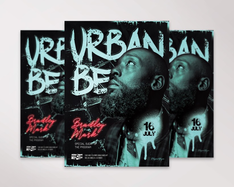 URBAN BEATS - FREE FLYER PSD TEMPLATE URBAN BEATS - FREE FLYER PSD TEMPLATE
