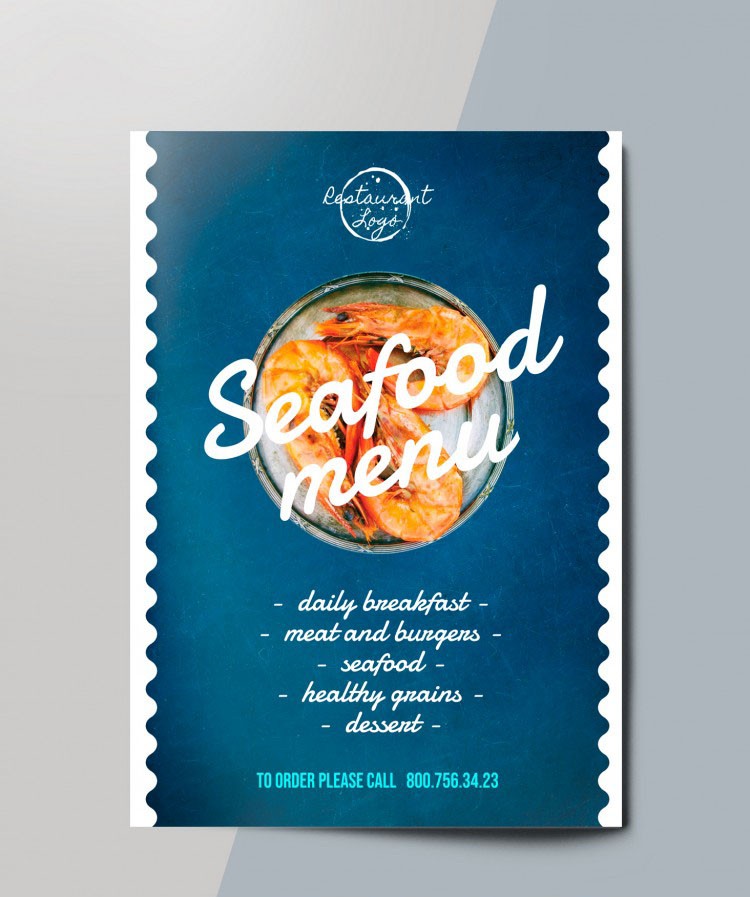 Seafood Restaurant Menu – free Google Docs template Seafood Restaurant Menu – free Google Docs template