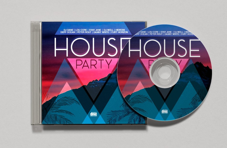 House party – FREE CD Cover PSD Template House party – FREE CD Cover PSD Template