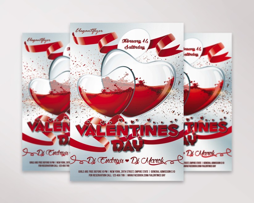 Free Flyer for Valentine's Day 04 Free Flyer for Valentine's Day 04