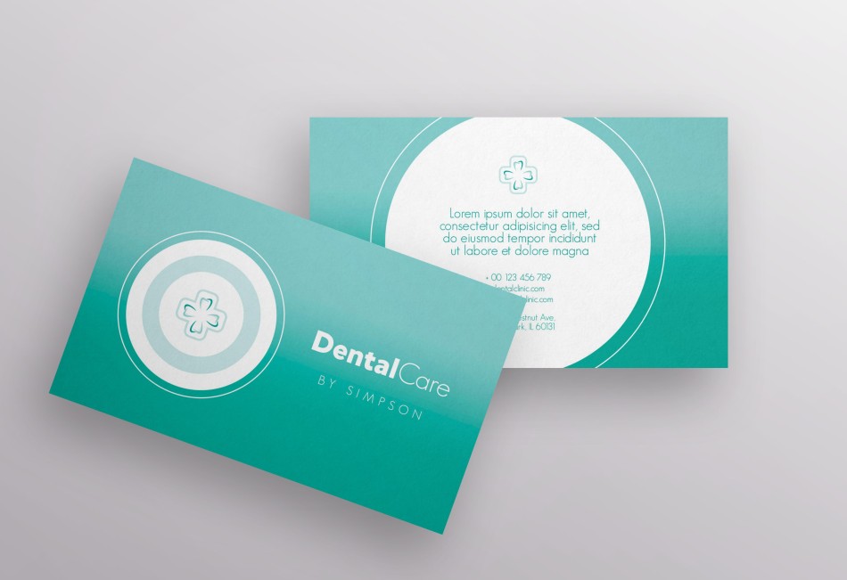 Dental Care Business Card Templates PSD Dental Care Business Card Templates PSD