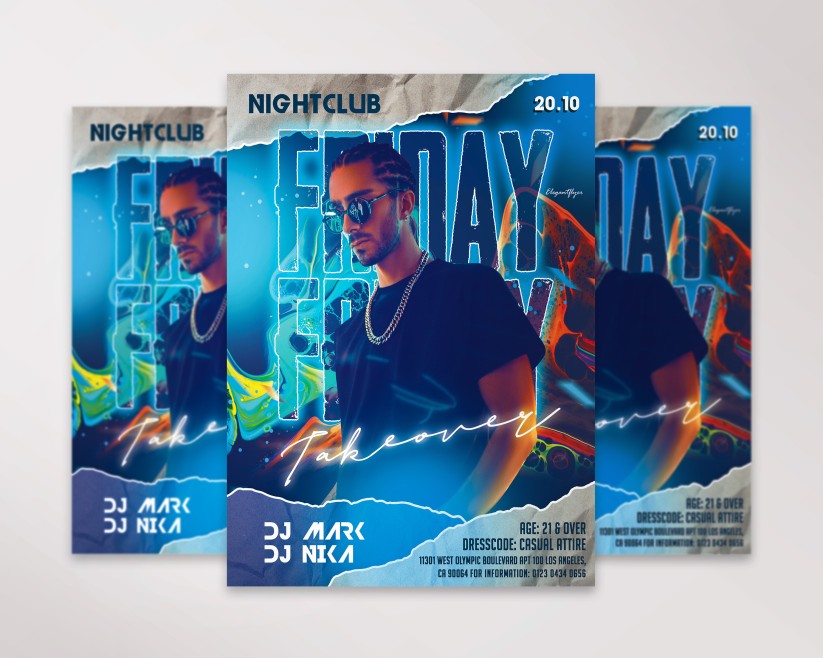 17 CLUB PARTY - PREMIUM PSD FLYER TEMPLATE 17 CLUB PARTY - PREMIUM PSD FLYER TEMPLATE