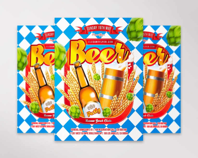 11 Beer Party – Free Flyer PSD Template 11 Beer Party – Free Flyer PSD Template