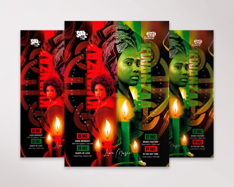 Kwanzaa – Flyer PSD Template Kwanzaa – Flyer PSD Template