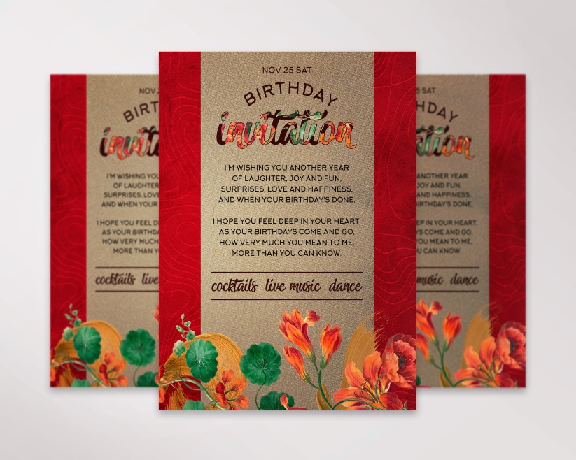 2 FREE BIRTHDAY INVITATION PSD TEMPLATE 2 FREE BIRTHDAY INVITATION PSD TEMPLATE