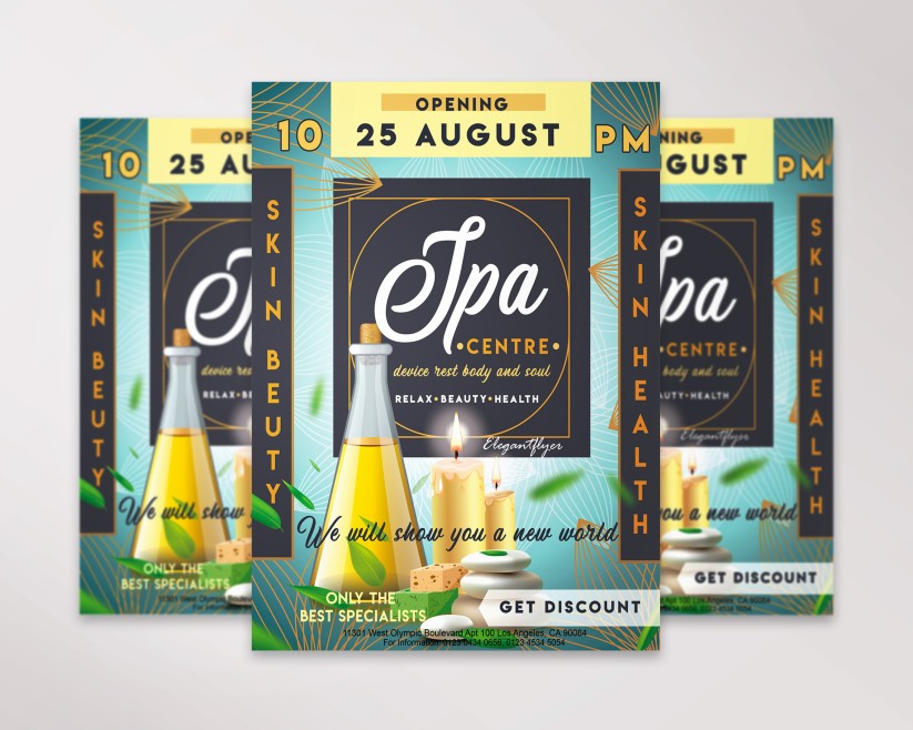 Spa Beauty Centre – Premium Flyer PSD Template 27 Spa Beauty Centre – Premium Flyer PSD Template 27