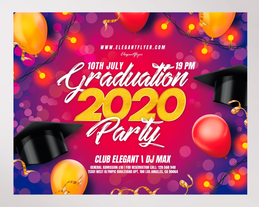 Graduation Free PSD Flyer Template 8 Graduation Free PSD Flyer Template 8