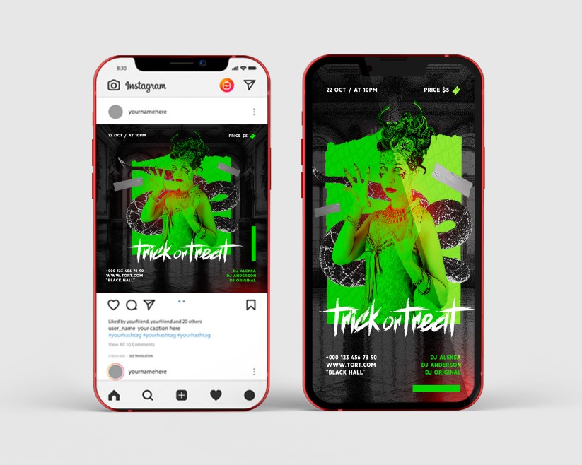 Trick or Treat – Free Instagram Stories Template in PSD + Post Templates 3 Trick or Treat – Free Instagram Stories Template in PSD + Post Templates 3