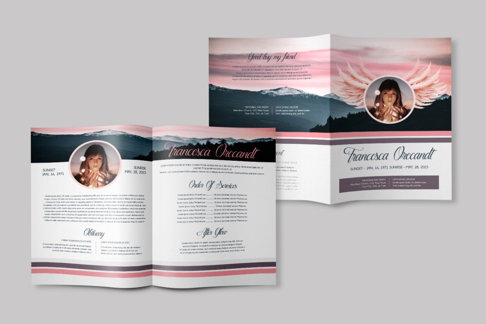 Free Funeral Program Template 13 Free Funeral Program Template 13