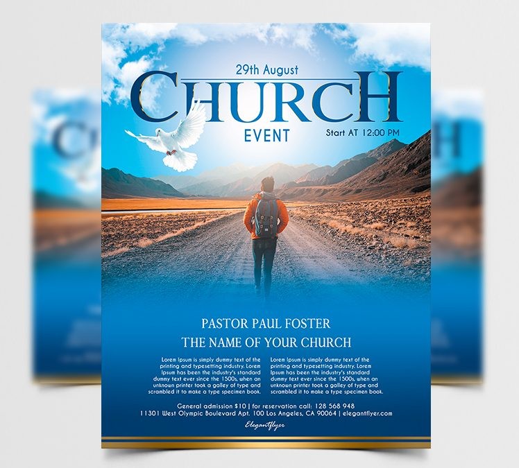 Church Event – Free Flyer PSD Template Church Event – Free Flyer PSD Template