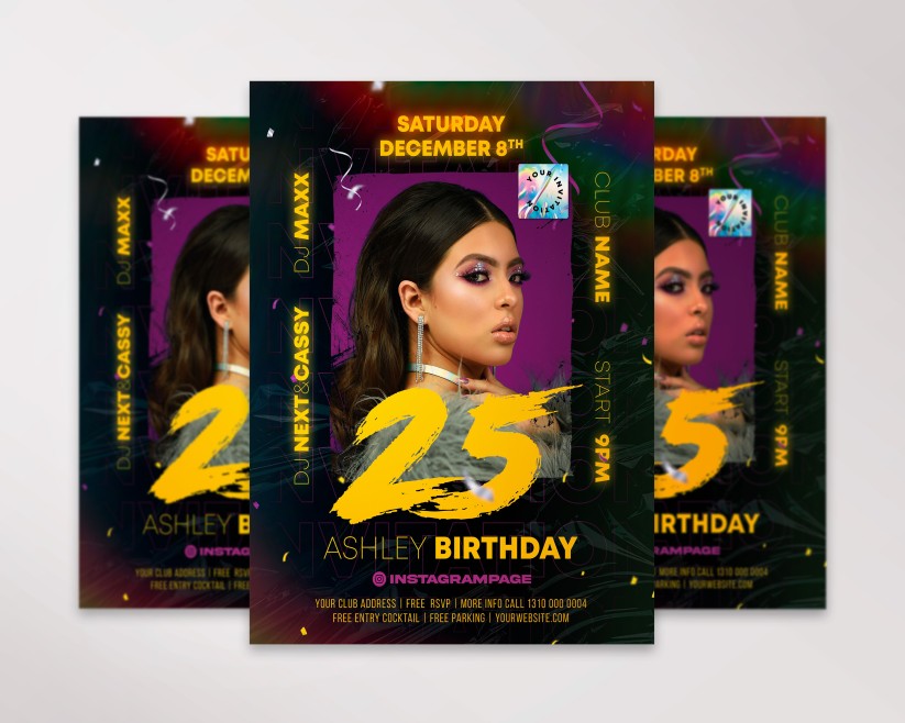 FREE BIRTHDAY INVITATION PSD TEMPLATE 3 FREE BIRTHDAY INVITATION PSD TEMPLATE 3