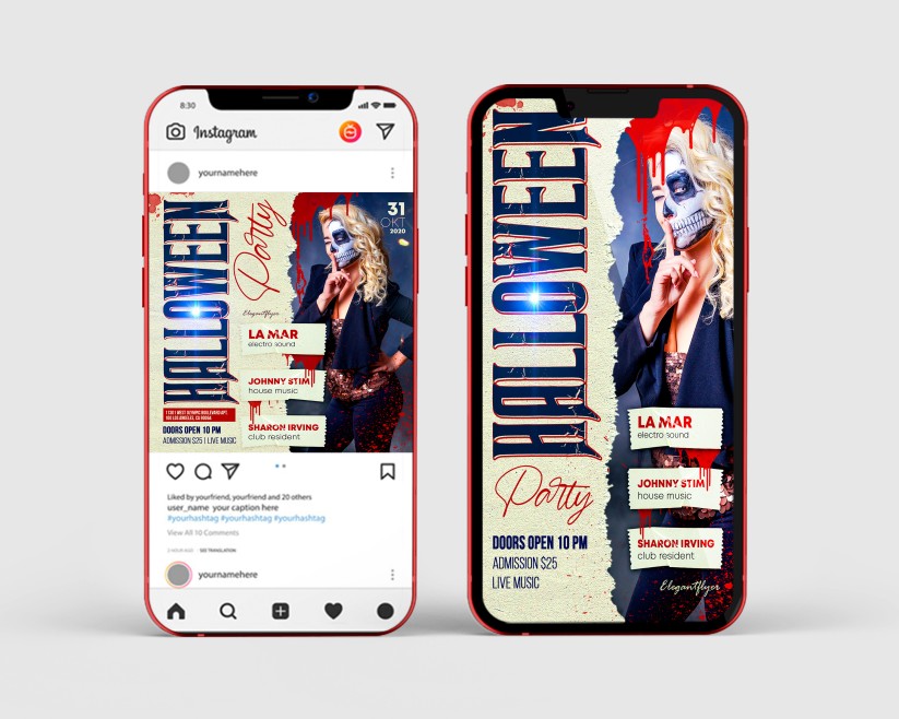 Halloween Party – Instagram Stories Template in PSD + Post Templates 18 Halloween Party – Instagram Stories Template in PSD + Post Templates 18