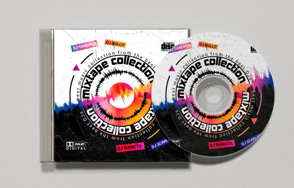 Mixtape Collection – Free CD Cover PSD Template Mixtape Collection – Free CD Cover PSD Template