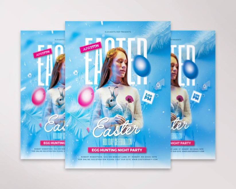 free-blue-easter-flyer-psd-template free-blue-easter-flyer-psd-template
