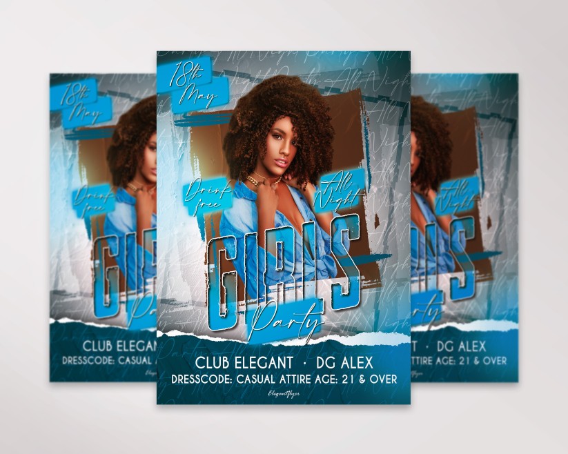 Girls Party free flyer Girls Party free flyer
