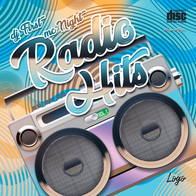 Radio Hits – Free CD Cover PSD Template Radio Hits – Free CD Cover PSD Template
